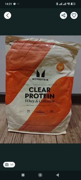 Clear Whey Protein z kolagemen 6kg
