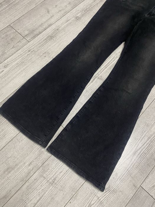 Black Flared Jeans Джинси Y2k, opium, emo