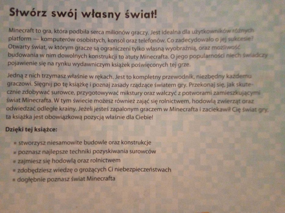 Kompendium Gracza Minecraft Twój Podręcznik Budowniczego!