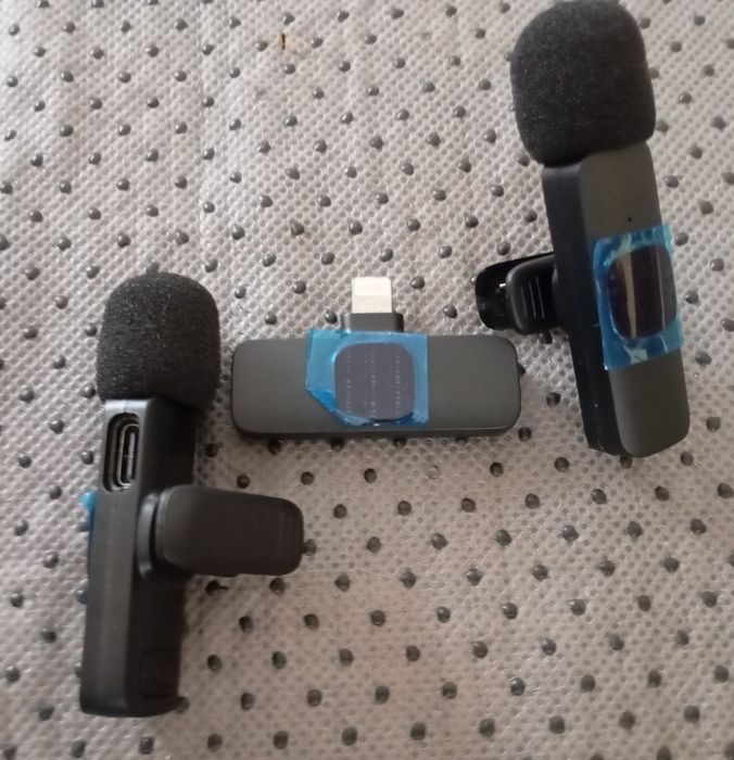 Zestaw  2 mikrofonów do iPhone nowy