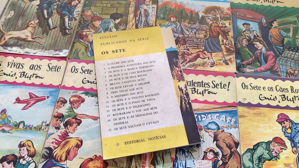 Enid Blyton; livros da série Os Sete