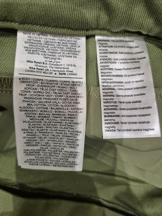 Штани унісекс Nike Ispa Pants 2.0 Green FB2712-334 original