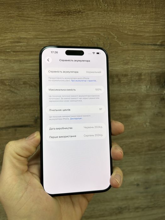 iPhone 15 Pro Max 256Gb Black Titanium з гарантією
