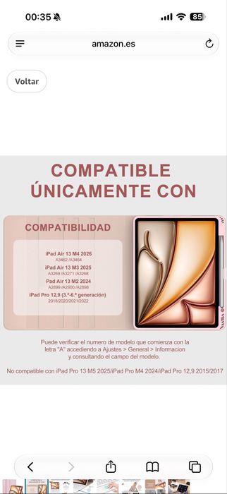 Capa Teclado Bluetooth Rosa com Touchpad para iPad