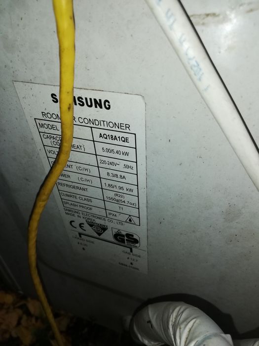 Тепловой насос воздух вода 5 кВт кожухотрубный теплообмен Samsung 18