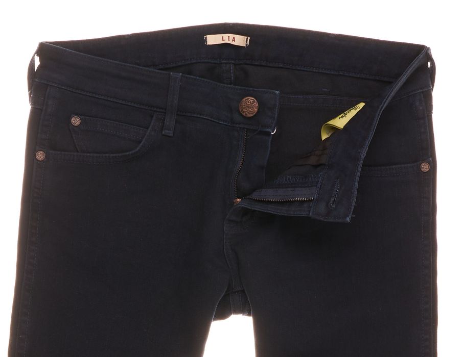 Spodnie Wrangler Lia Damskie Jeans W29 L32 Dark Blue Slim Straight 29