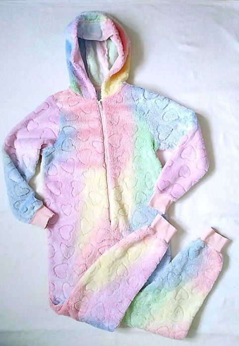 Тепла і красива піжама кігурумі для дівчинки matalan з капюшоном, 9 р.