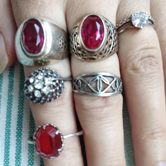 Серьги, подвески, кольца, броши из серебра