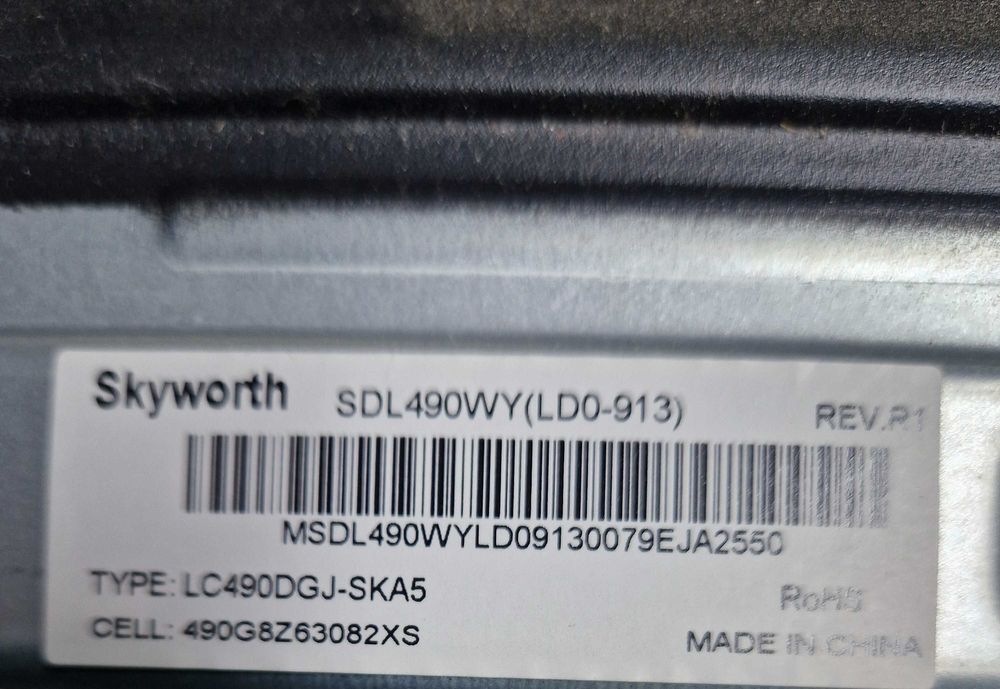 LCD LG 49UJ620V-ZA Completo para peças