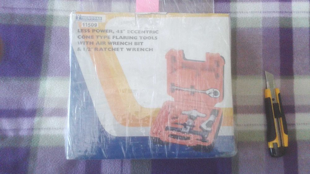 Набор развальцовки медных труб / TECNOGAS-11509 (FLA-EASY 45°) ITALY.