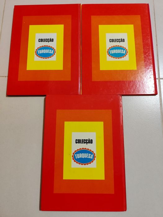 Lote 3 Livros BD Infantis - Coleção Turquesa (Anos 80)