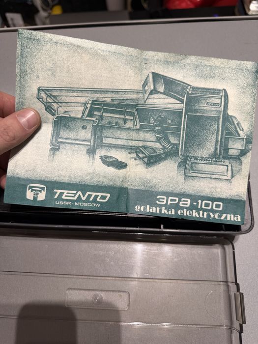 Golarka elektryczna vintage Tento era 100 stan igla