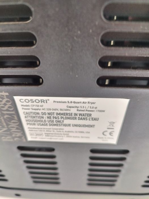 Cosori cp158AF frytkownica beztłuszczowa