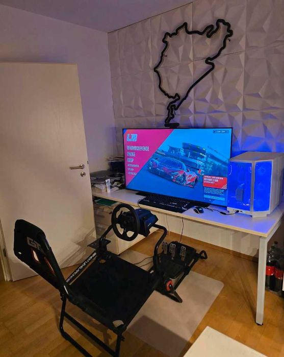 Logitech G923 + Next Level Racing GT Lite + Pedały, zadbane -jak nowe | Faktura