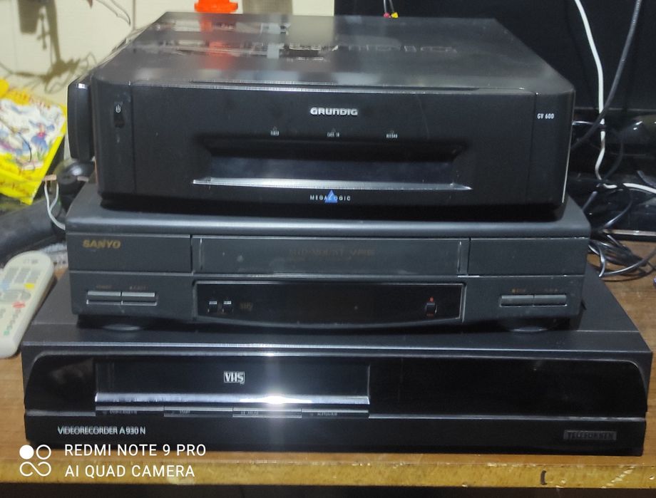 Magnetowidy telefunken sanyo i Grundig