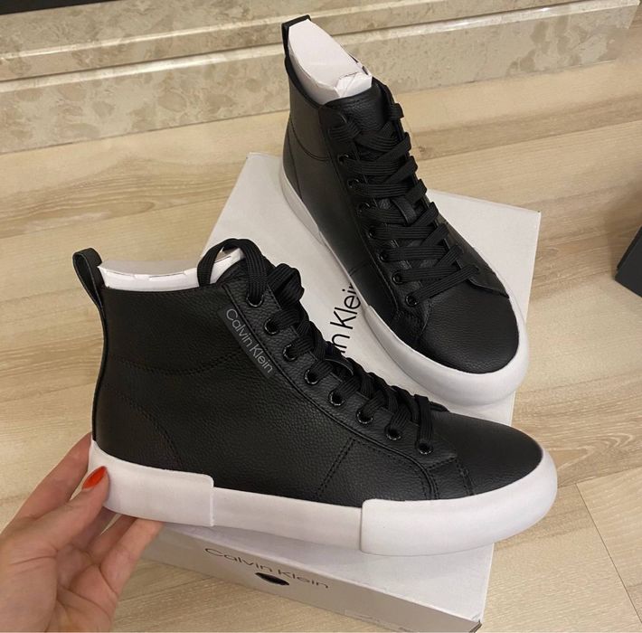 Кеды Кроссовки Calvin Klein Хайтопы Ботинки. Размер 39 (25,6 см)