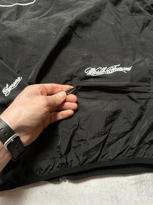 Нейлонова вітровка олімпійка Nike x Supreme