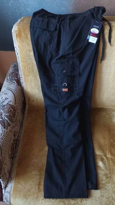 Spodnie męskie typu bojówki (Black & Fish) czarne rozmiar XL nowe