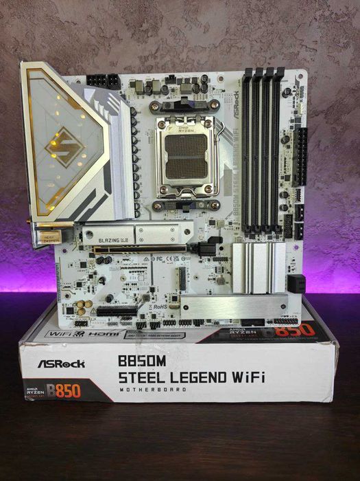 Материнська плата ASRock B850M Steel Legend Wifi (AM5) 7000-9000 AMD