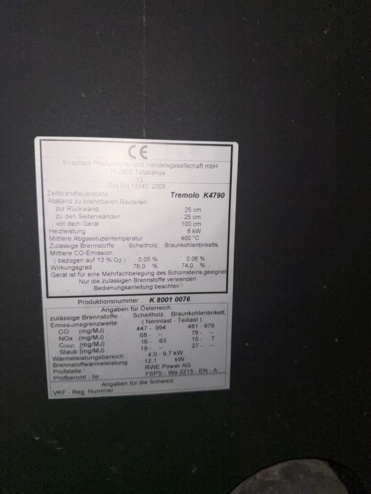 Kominek koza styl loft