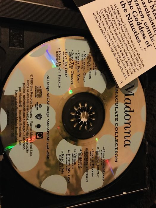CD MADONNA Immaculate Colletion