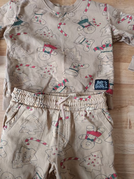 Nr341) dres swieteczny chłopięcy 4-5 lat