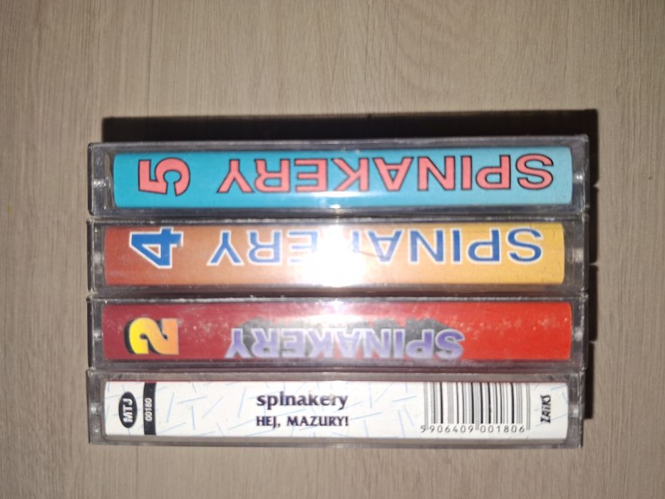 Zestaw 4 kaset Spinakery szanty