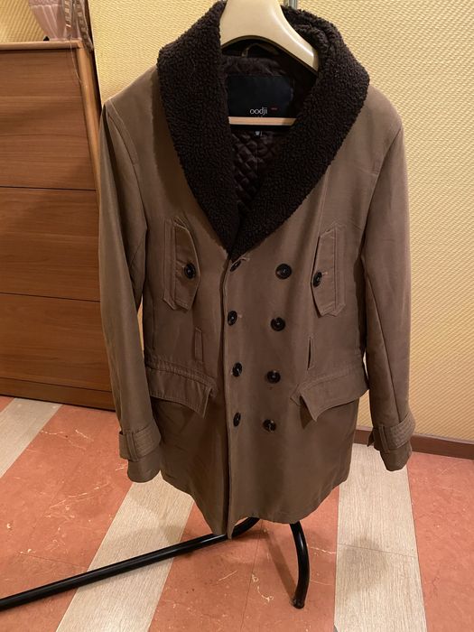 Пальто чоловіче з шалевим коміром