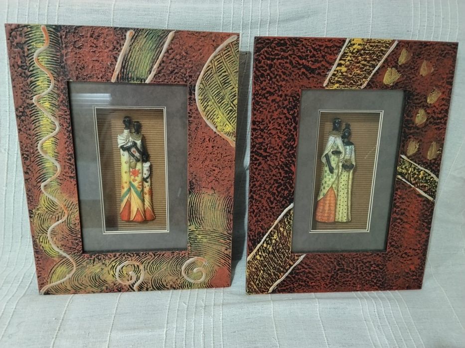 Quadro com motivos africanos