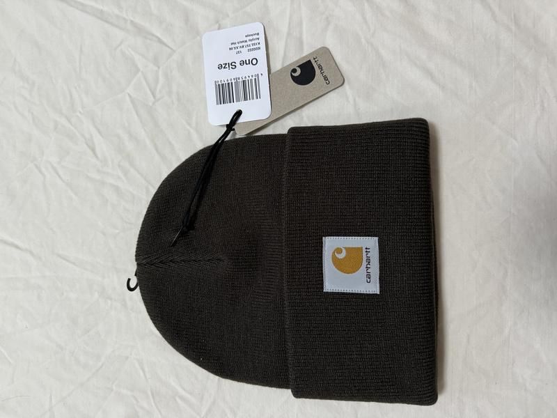 Шапка Carhartt wip Gibsland onesize cap brown Коричнева біні Кархарт