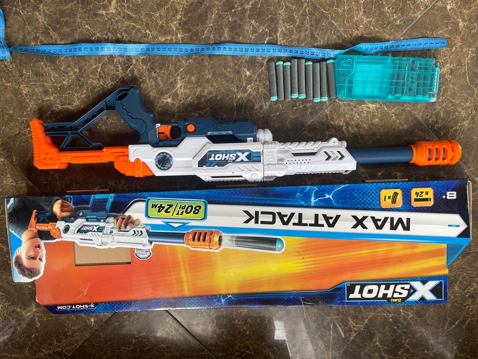 Бластер автомат X-shot max attack полуавтоматичний