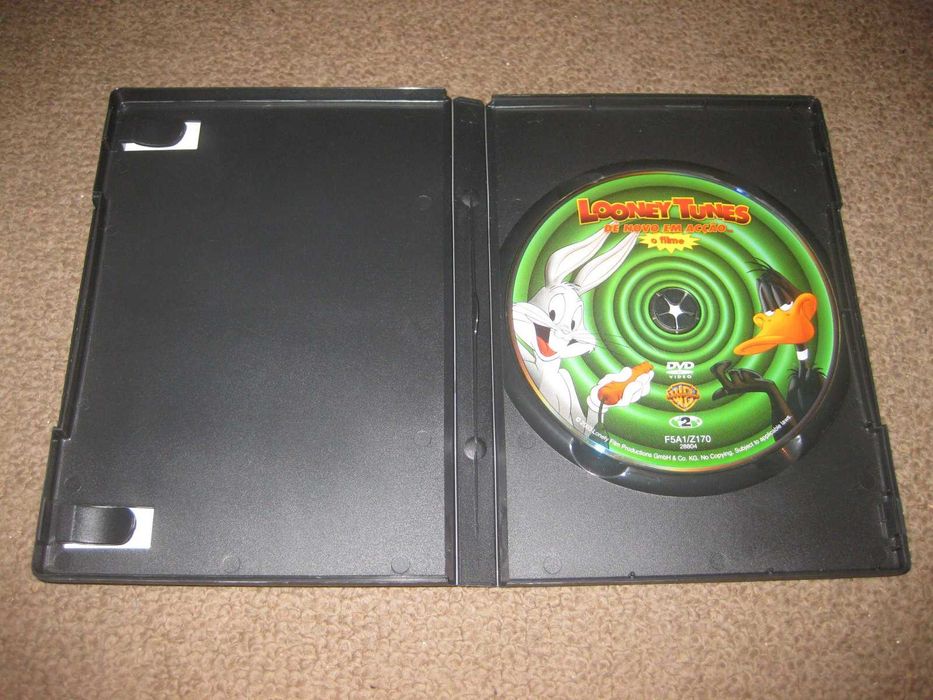 DVD "Looney Tunes: De Novo em Acção" com Brendan Fraser/Raro!64584817370113122