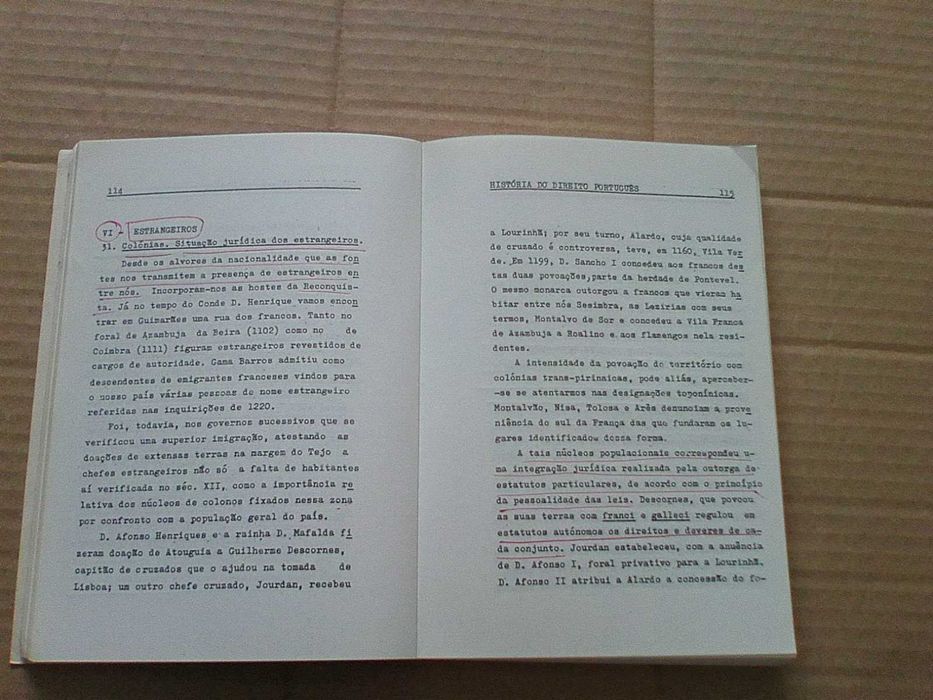 História do Direito Português, Vol. I, Tomo II