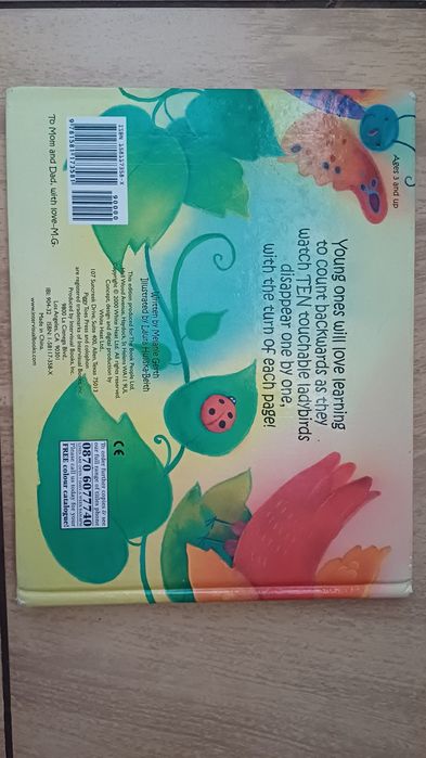 Продам книжку 10 little ladybirds