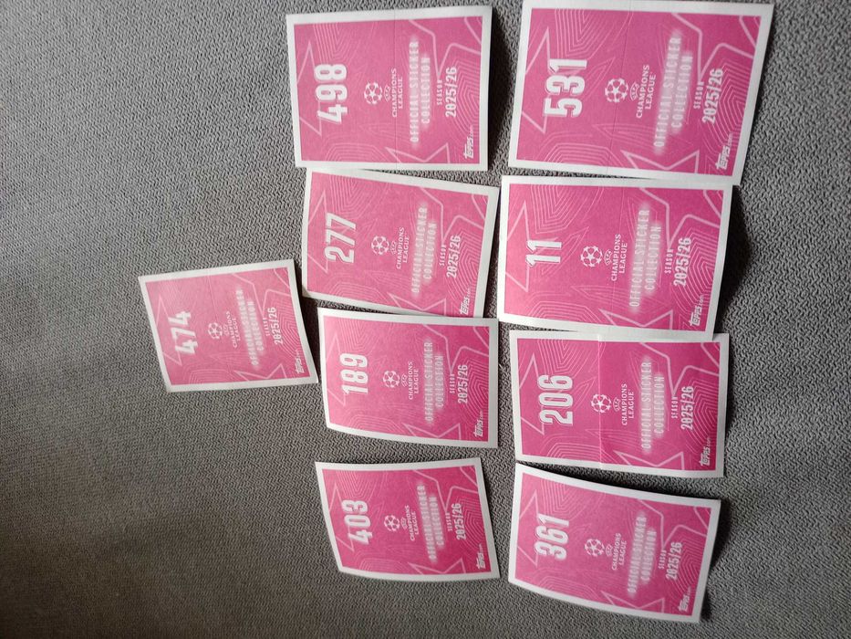 Autocolantes Champions legue 2025 /2026