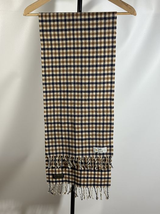 Шарф шерстяний Aquascutum burberry barbour оригінал 135x30