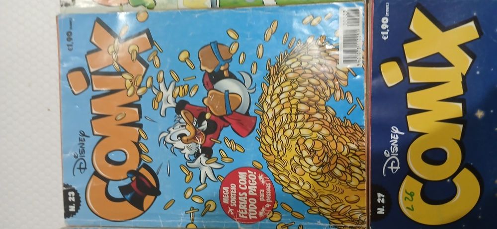 Livros Comix da Disney