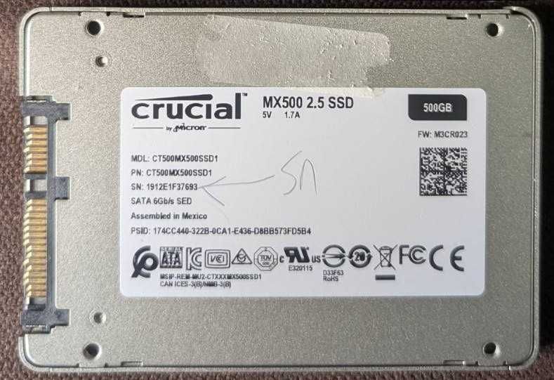 SSD 2.5 Intel 1500 Pro 180-256-480gb mlc 10ШT