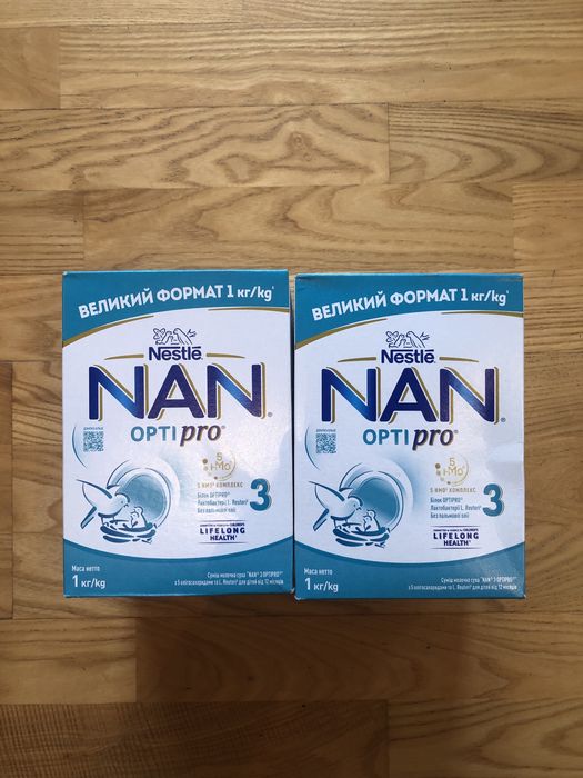 Суміш смесь Nan opti pro 3 дитяче харчування