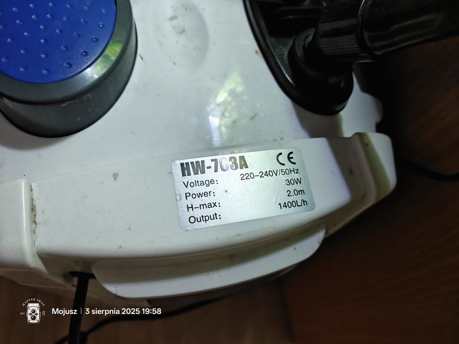 Filtr zewnętrzny hw 703a sunsun