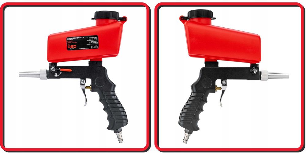 Pistolet do piaskowania ze zbiornikiem pneumatyczny 650ml 1/4" 8bar