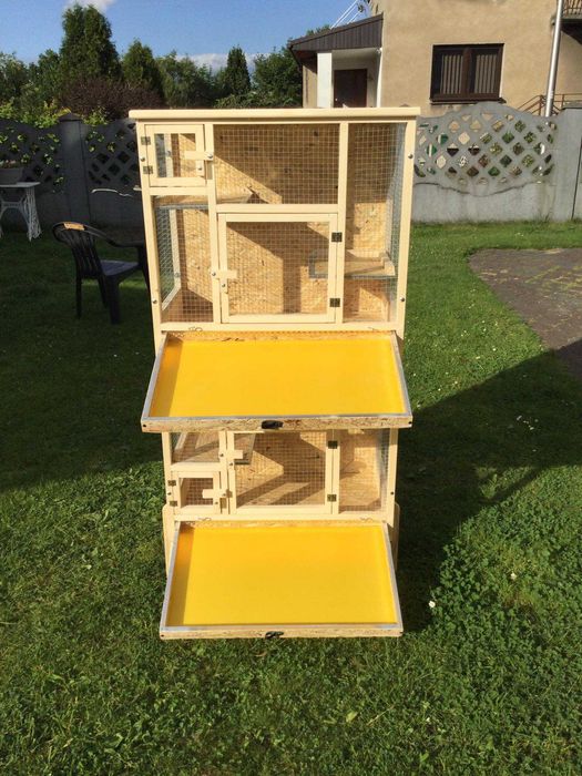 Klatka drewniana dla gryzoni koszatniczki szynszyli