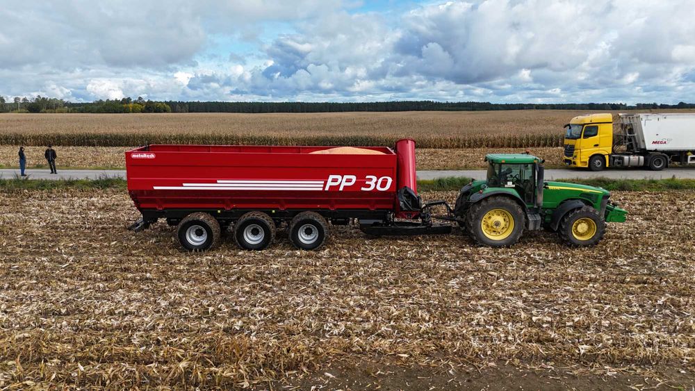 Przyczepa przeładowcza wóz przeładowczy METALTECH PP 30 | 30 ton 44 m3