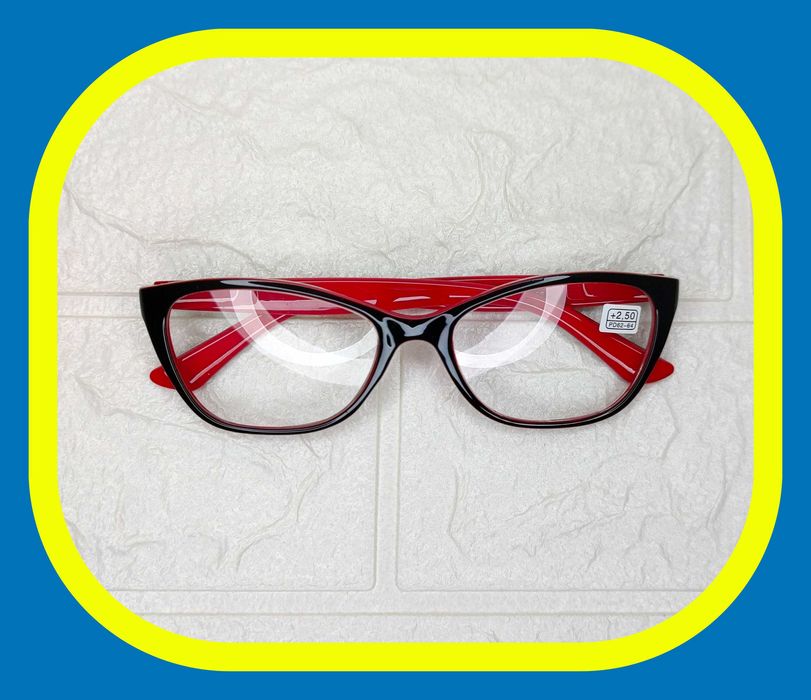 Жіночі Очки Різні Моделі Полікарбонат/ Скло +/-від 0 до 20