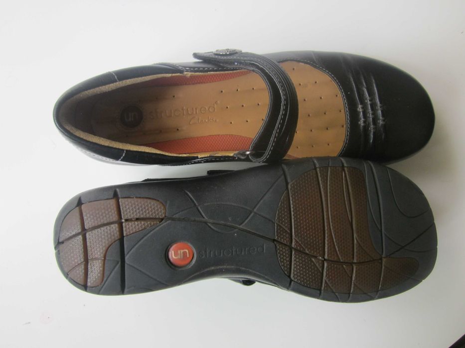 CLARKS STRUCTURE Balerinki r.40 26cm SKÓRA Stan J.NOWE Okazja