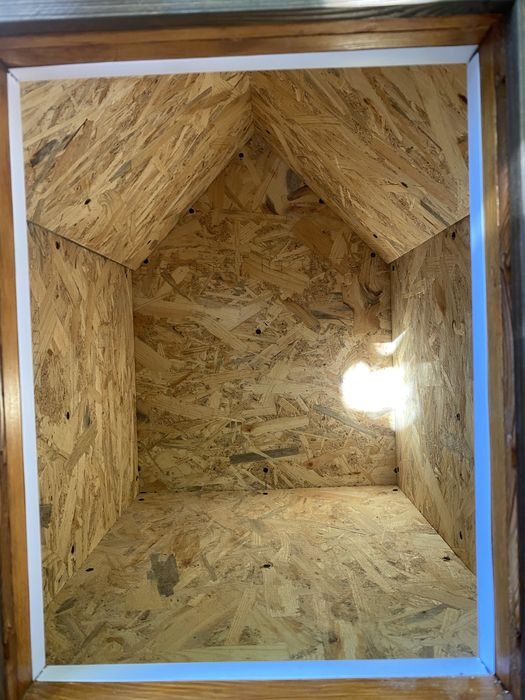 Будки «домік» утеплені.