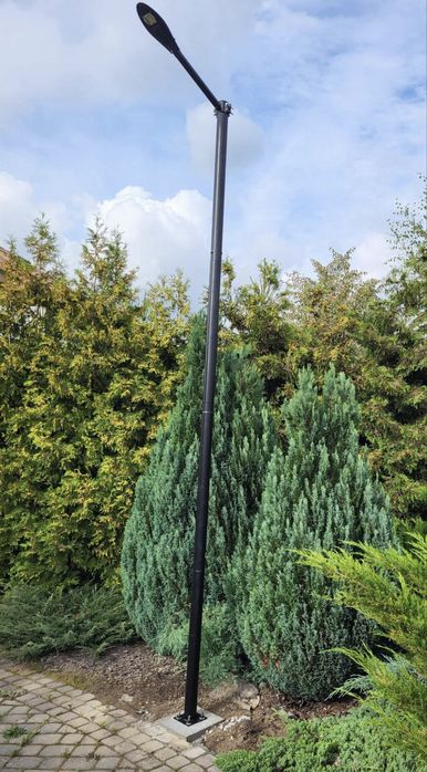 Słup pod Kamery - Lampy Ogrodowy Czarny 3m/4m