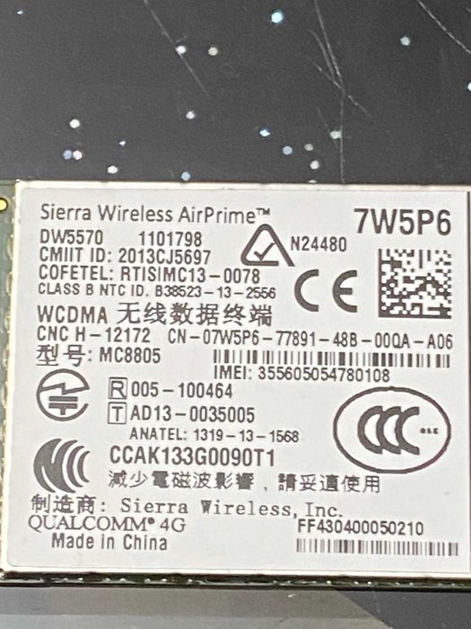 Sierra Airprime MC8792V PCI-E – Carte 3G WCDMA HSUPA 7.2 Mbps + GPS – Reconditionnée