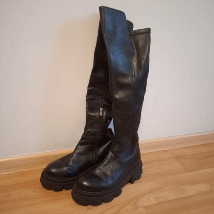 Сапоги ботфорты демисезонные т/м LASOCKI