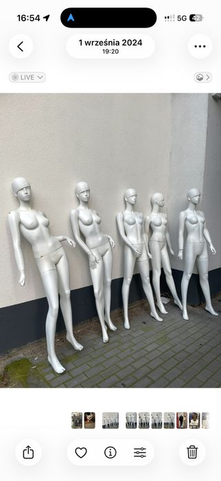 Meble sklepowe, manekiny, oswietlenie sklepu
